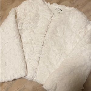 ART CLASS faux fur girls size 7/8 blazer coat